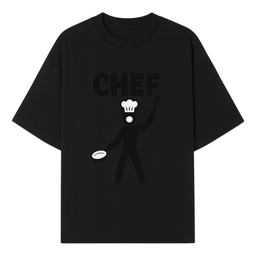 Chef Silhouette Wall Art | Kitchen Decor | Cooking Enthusiast Gift | Restaurant Wall Sign | Culinary Art | Modern Home Decor - T-shirt 1758181736713.jpg