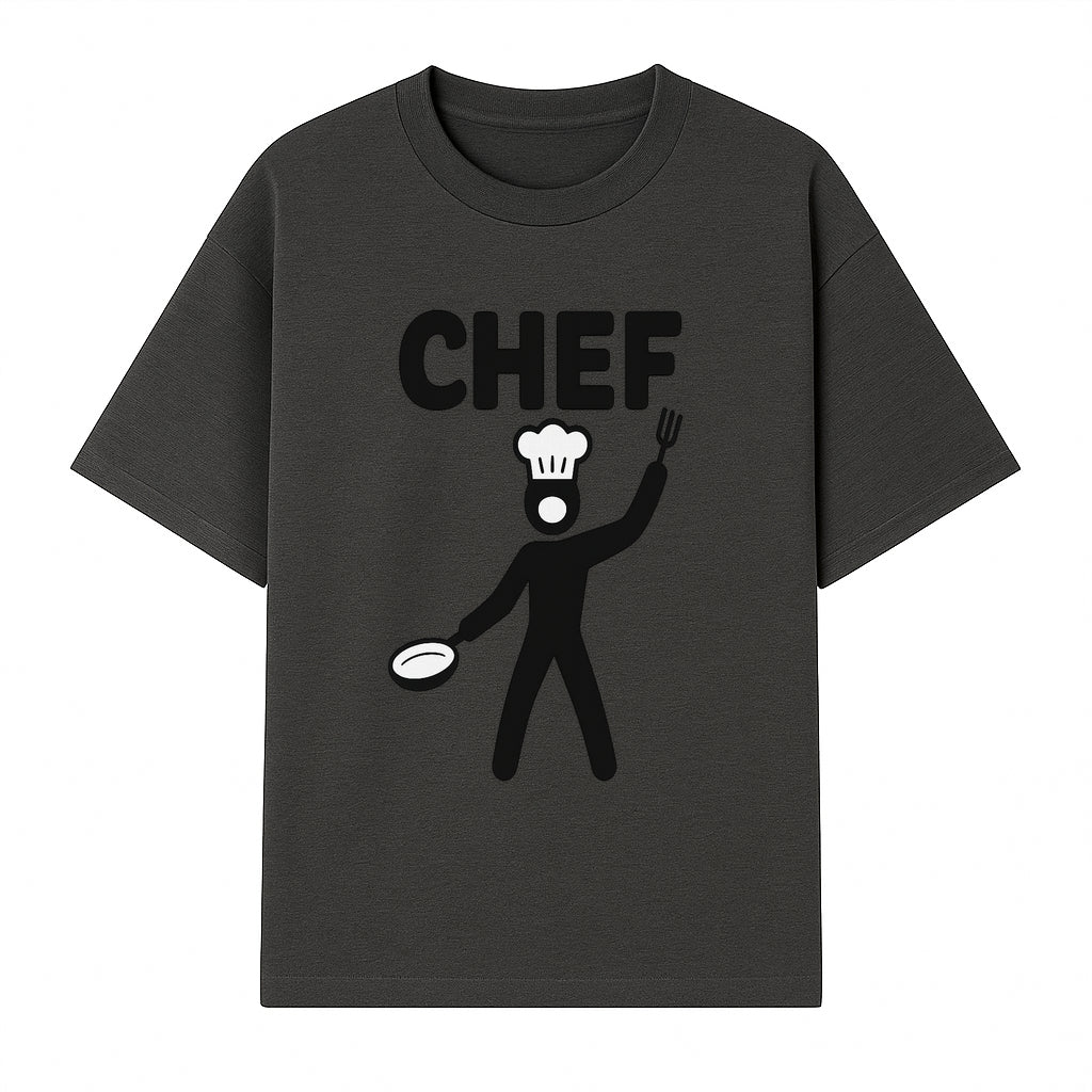 Chef Silhouette Wall Art | Kitchen Decor | Cooking Enthusiast Gift | Restaurant Wall Sign | Culinary Art | Modern Home Decor - T-shirt 1758181736858.jpg