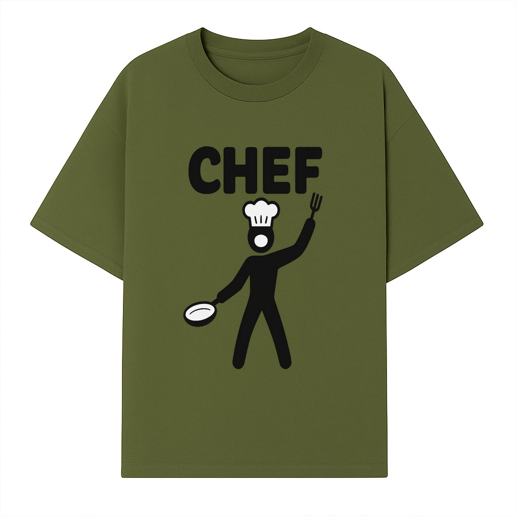 Chef Silhouette Wall Art | Kitchen Decor | Cooking Enthusiast Gift | Restaurant Wall Sign | Culinary Art | Modern Home Decor - T-shirt 1758181736978.jpg