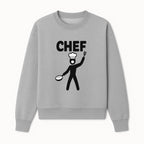 Chef Silhouette Wall Art | Kitchen Decor | Cooking Enthusiast Gift | Restaurant Wall Sign | Culinary Art | Modern Home Decor - Sweatshirt 1758181739685.jpg
