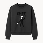 Chef Silhouette Wall Art | Kitchen Decor | Cooking Enthusiast Gift | Restaurant Wall Sign | Culinary Art | Modern Home Decor - Sweatshirt 1758181739965.jpg