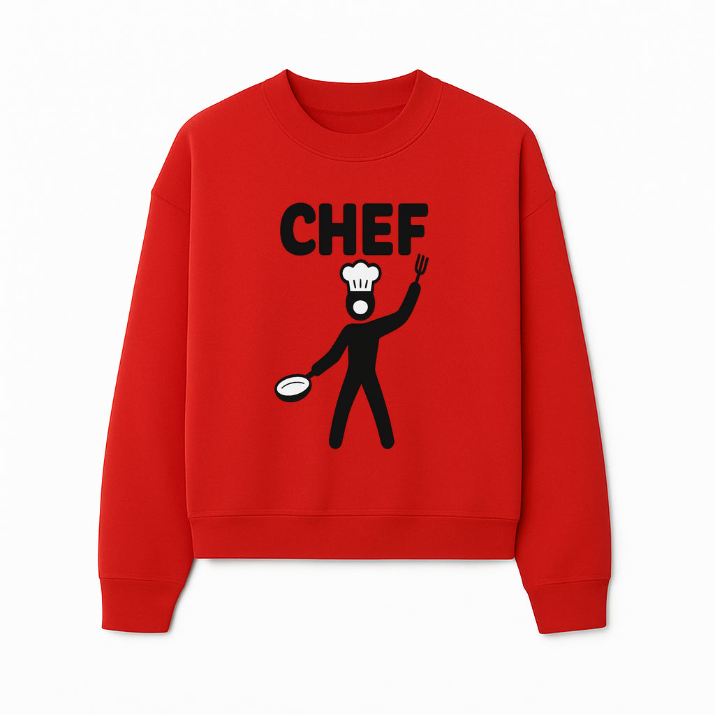 Chef Silhouette Wall Art | Kitchen Decor | Cooking Enthusiast Gift | Restaurant Wall Sign | Culinary Art | Modern Home Decor - Sweatshirt 1758181740942.jpg