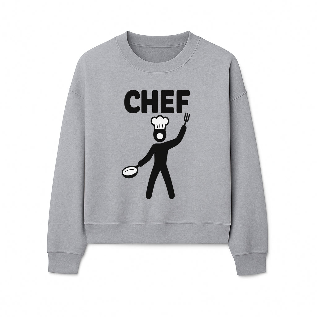 Chef Silhouette Wall Art | Kitchen Decor | Cooking Enthusiast Gift | Restaurant Wall Sign | Culinary Art | Modern Home Decor - Sweatshirt 1758181741046.jpg