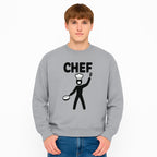 Chef Silhouette Wall Art | Kitchen Decor | Cooking Enthusiast Gift | Restaurant Wall Sign | Culinary Art | Modern Home Decor - Sweatshirt 1758181742330.jpg