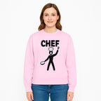 Chef Silhouette Wall Art | Kitchen Decor | Cooking Enthusiast Gift | Restaurant Wall Sign | Culinary Art | Modern Home Decor - Sweatshirt 1758181742486.jpg