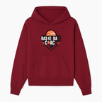 Basketball Coach Logo Design | Sports Coaching Emblem | Orange & Black Graphic for Coaches & Teams - Hoodie 1758186536367.jpg