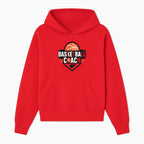Basketball Coach Logo Design | Sports Coaching Emblem | Orange & Black Graphic for Coaches & Teams - Hoodie 1758186536602.jpg
