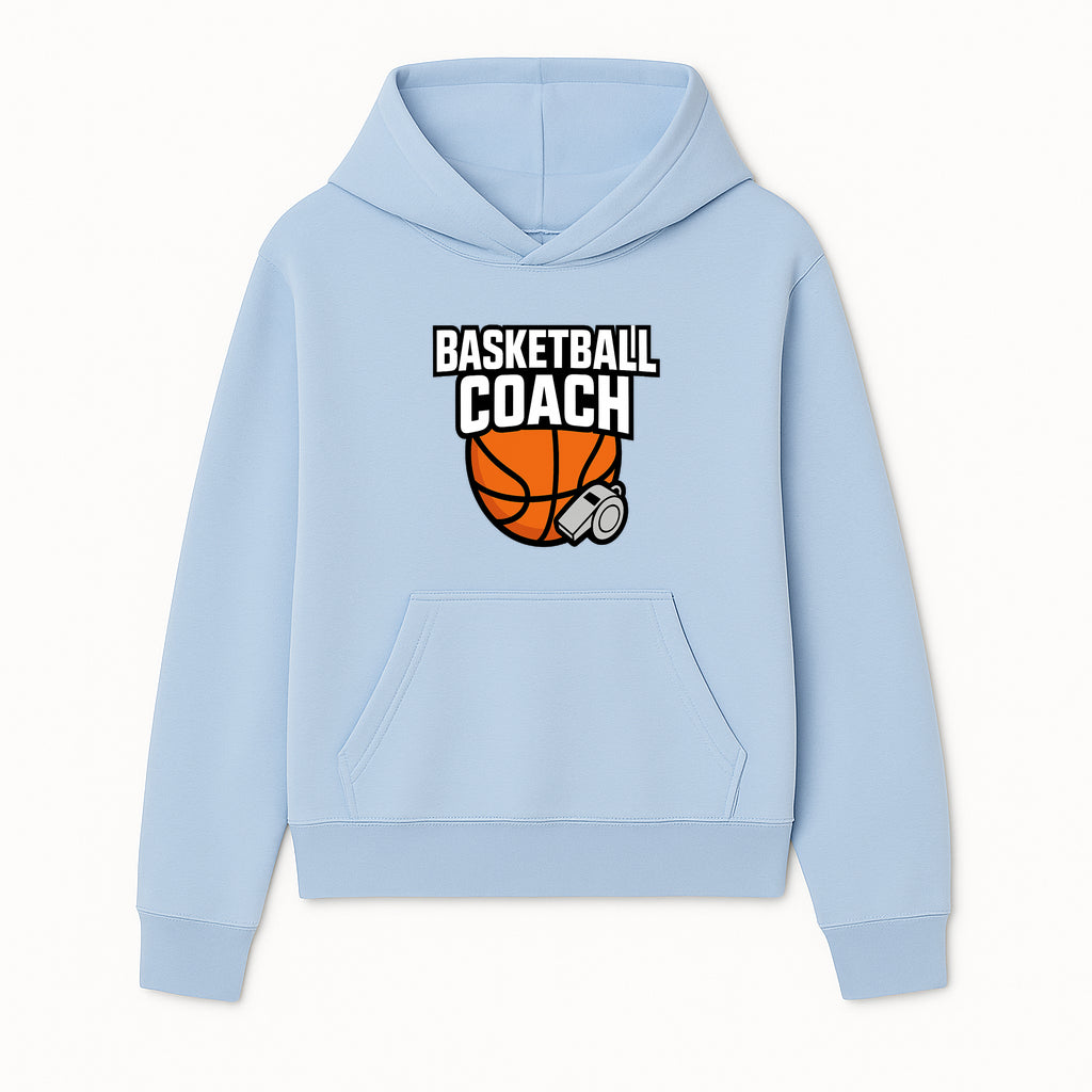 Basketball Coach Graphic Tee - Sports Coaching T-Shirt with Whistle and Ball Design for Coaches and Players - Hoodie 1758186536972.jpg