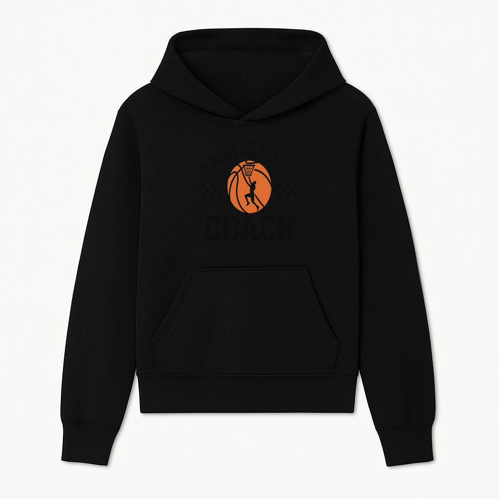 Basketball Coach Graphic Print | Sports Team Apparel | Coaching Gifts | Athletic Merchandise | Basketball Fan Decor - Hoodie 1758186537108.jpg