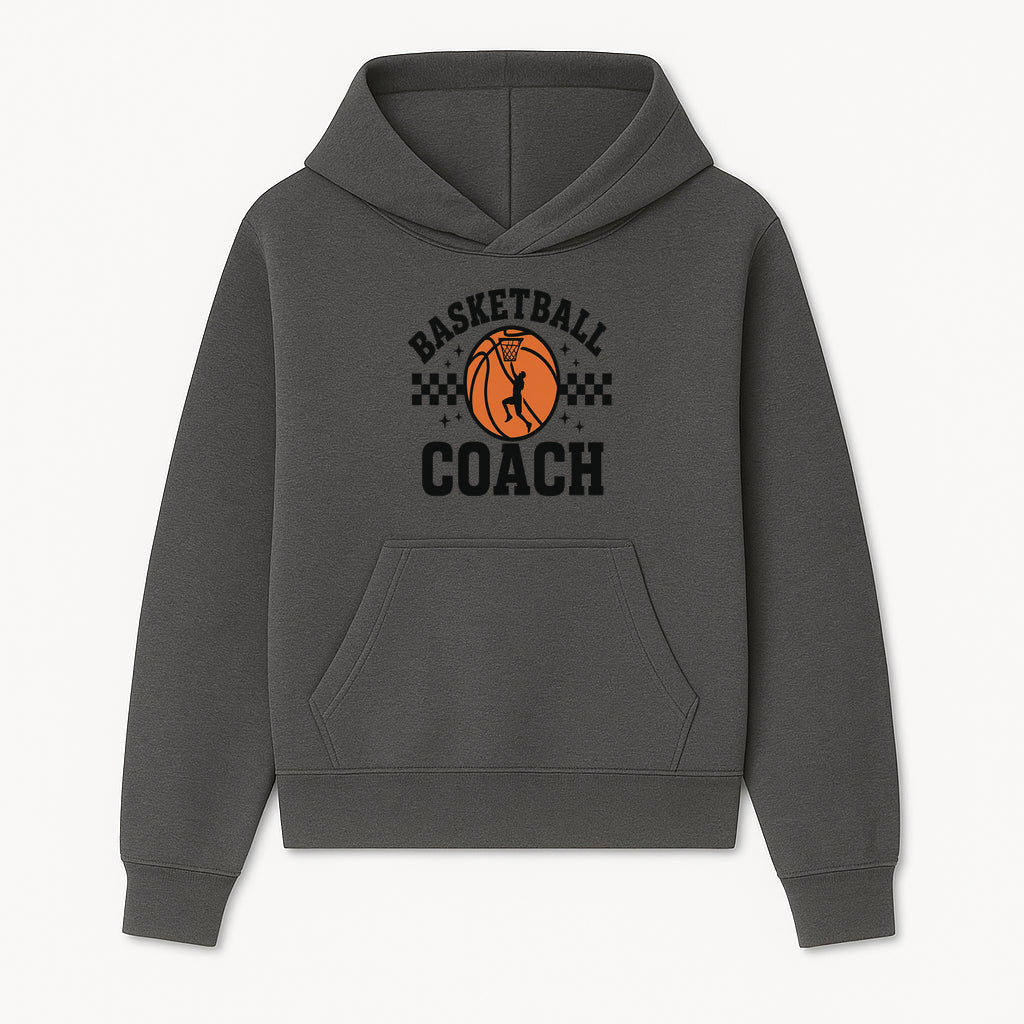 Basketball Coach Graphic Print | Sports Team Apparel | Coaching Gifts | Athletic Merchandise | Basketball Fan Decor - Hoodie 1758186537275.jpg