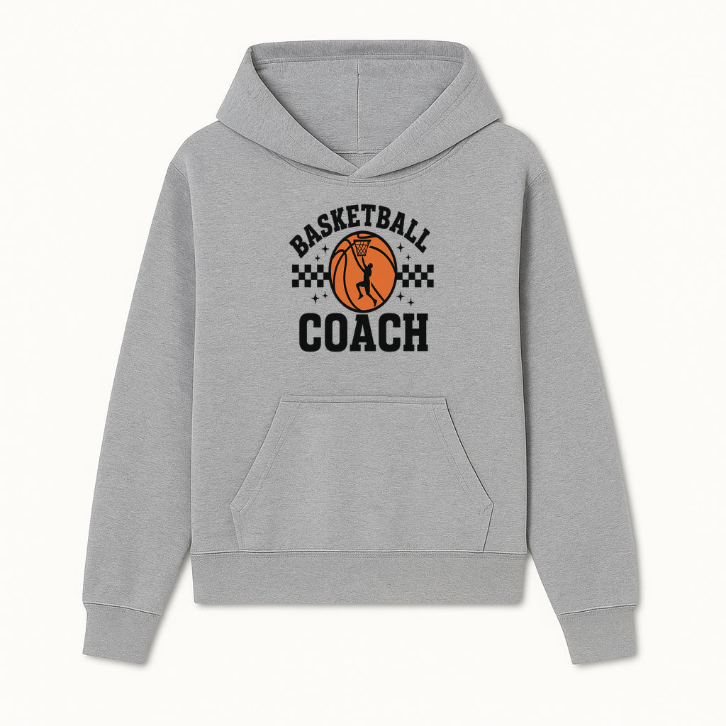 Basketball Coach Graphic Print | Sports Team Apparel | Coaching Gifts | Athletic Merchandise | Basketball Fan Decor - Hoodie 1758186537520.jpg