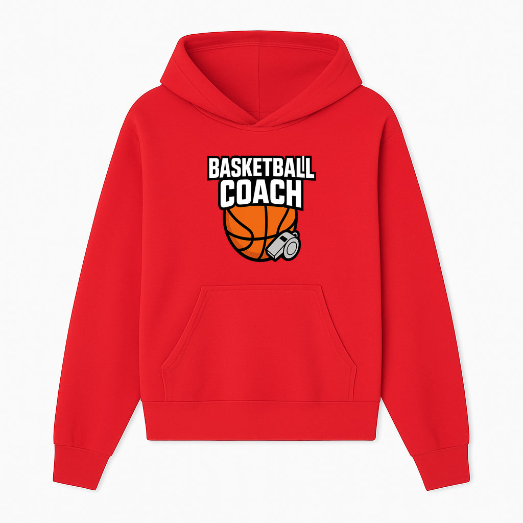 Basketball Coach Graphic Tee - Sports Coaching T-Shirt with Whistle and Ball Design for Coaches and Players - Hoodie 1758186537591.jpg