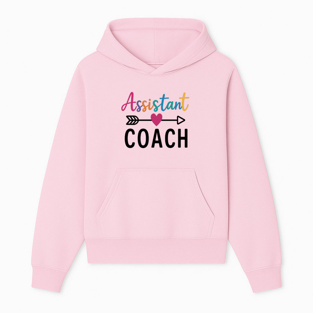 Colorful Assistant Coach Wall Art - Motivational Typography Decor for Coaches and Assistants - Inspirational Home or Office Decoration - Hoodie 1758186537680.jpg