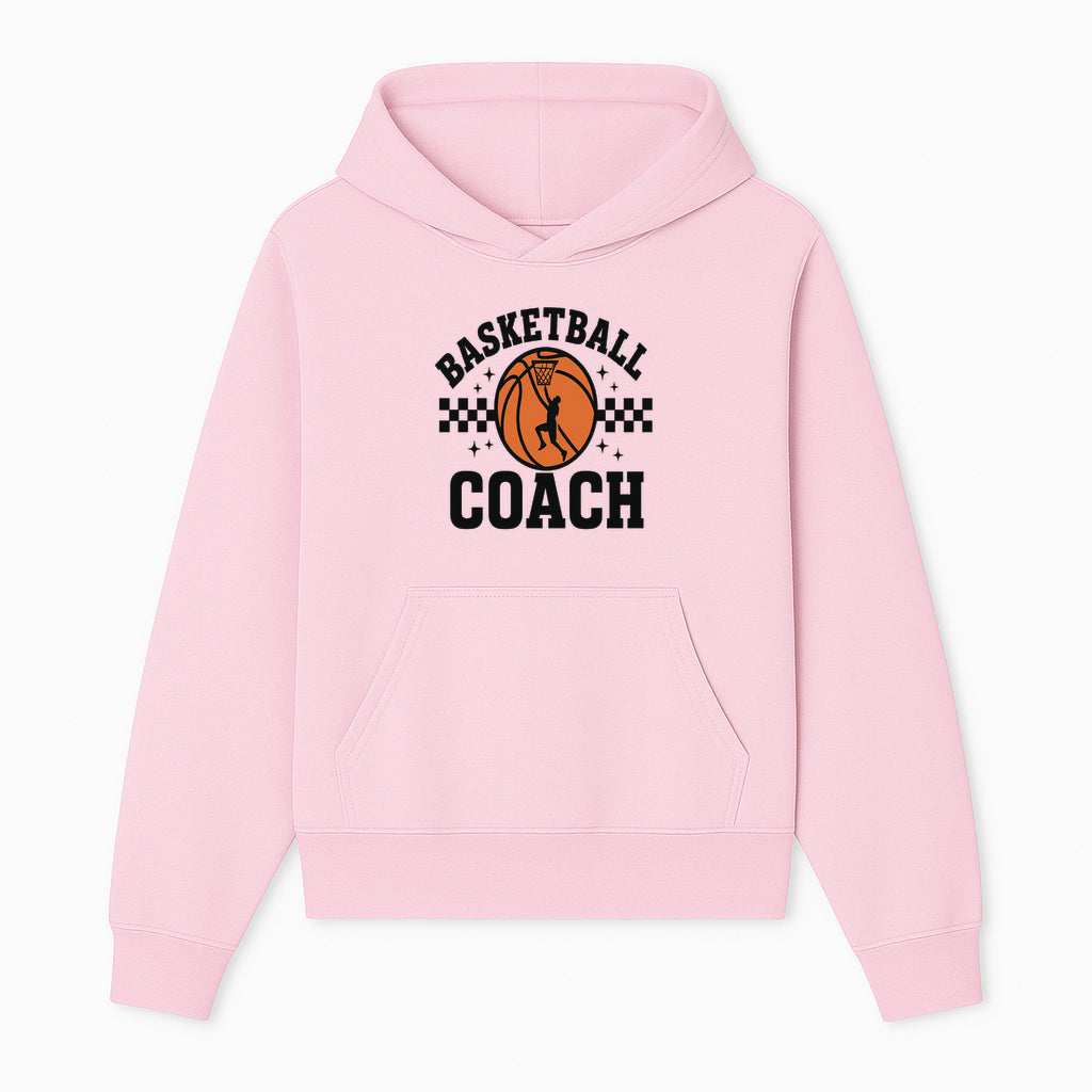 Basketball Coach Graphic Print | Sports Team Apparel | Coaching Gifts | Athletic Merchandise | Basketball Fan Decor - Hoodie 1758186537832.jpg