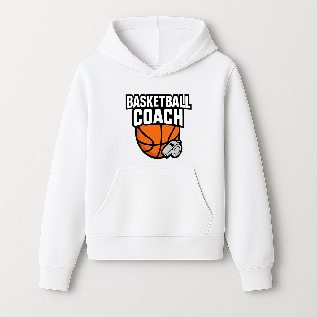 Basketball Coach Graphic Tee - Sports Coaching T-Shirt with Whistle and Ball Design for Coaches and Players - Hoodie 1758186537885.jpg