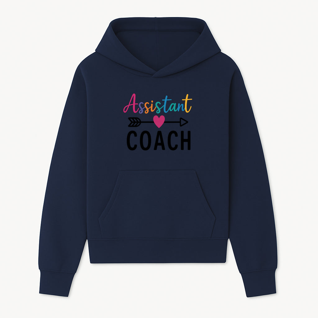 Colorful Assistant Coach Wall Art - Motivational Typography Decor for Coaches and Assistants - Inspirational Home or Office Decoration - Hoodie 1758186537969.jpg