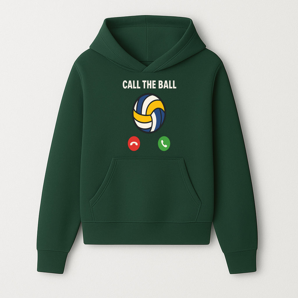 Call the Ball Volleyball Graphic Print - Sports Print for Athletes - Unique Wall Art Decor for Coaches and Players - Hoodie 1758186538067.jpg