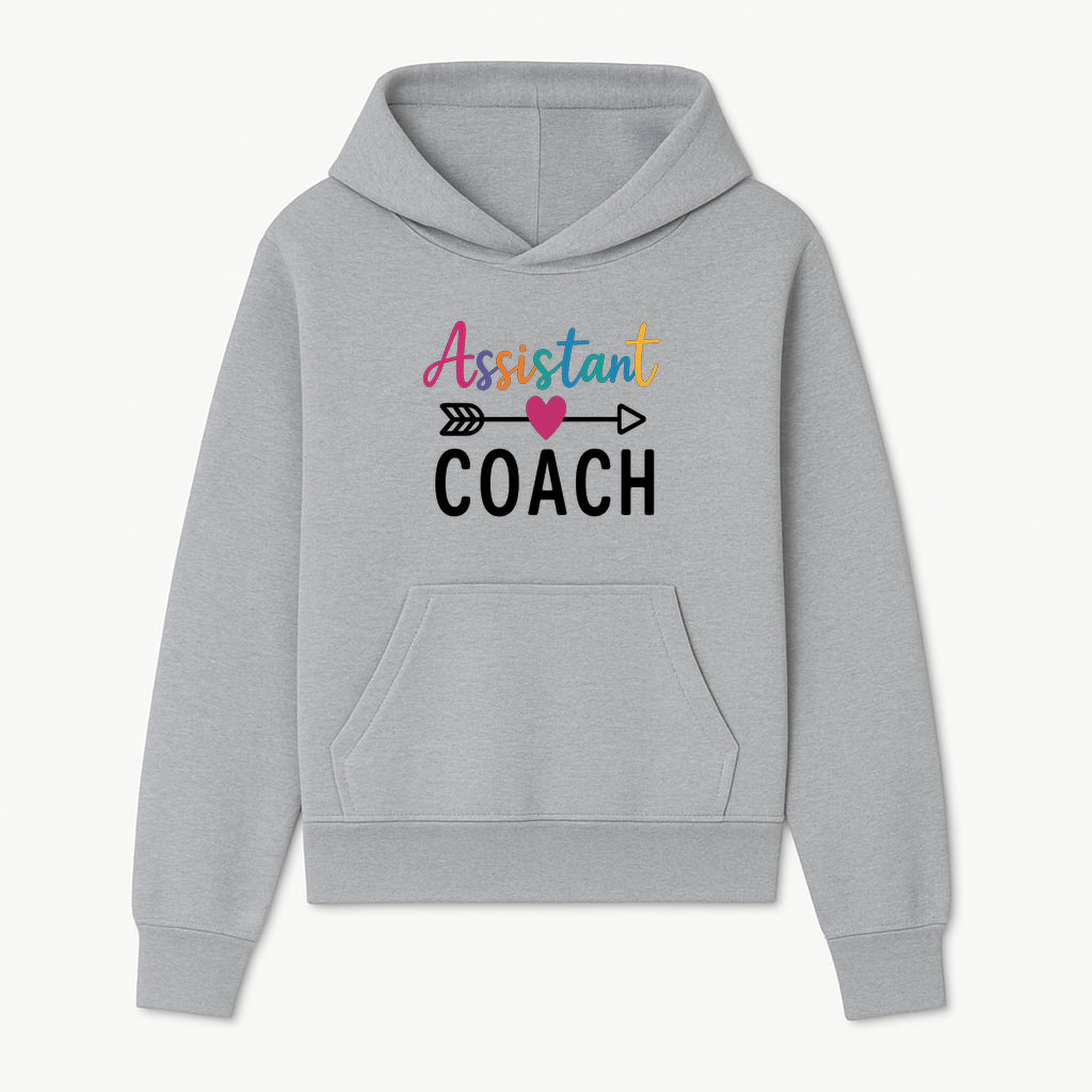 Colorful Assistant Coach Wall Art - Motivational Typography Decor for Coaches and Assistants - Inspirational Home or Office Decoration - Hoodie 1758186538239.jpg
