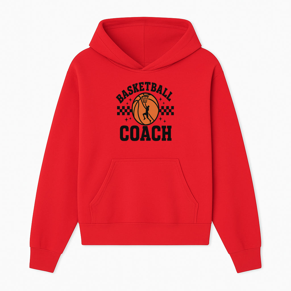 Basketball Coach Graphic Print | Sports Team Apparel | Coaching Gifts | Athletic Merchandise | Basketball Fan Decor - Hoodie 1758186538270.jpg