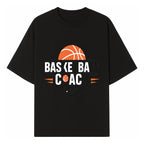Basketball Coach Logo Design | Sports Coaching Emblem | Orange & Black Graphic for Coaches & Teams - T-shirt 1758186538448.jpg