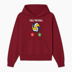 Call the Ball Volleyball Graphic Print - Sports Print for Athletes - Unique Wall Art Decor for Coaches and Players - Hoodie 1758186538611.jpg
