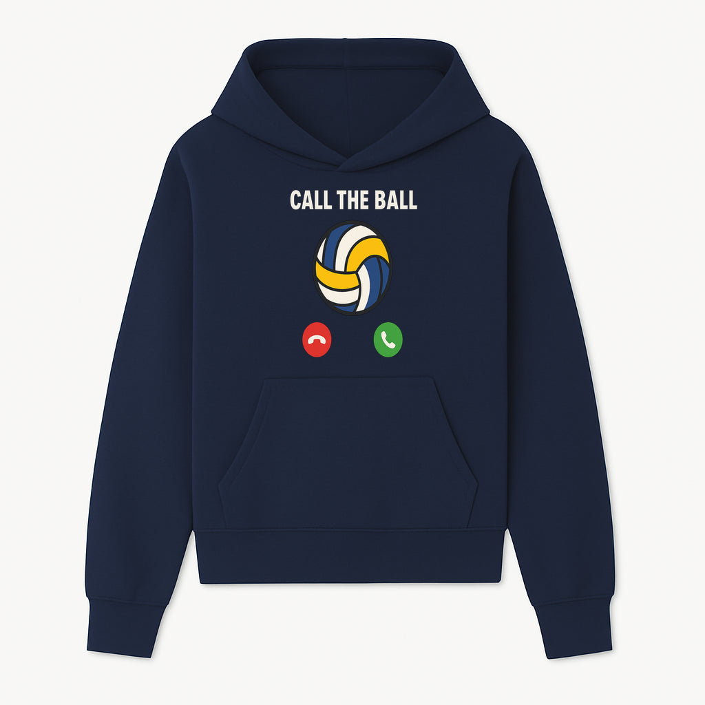 Call the Ball Volleyball Graphic Print - Sports Print for Athletes - Unique Wall Art Decor for Coaches and Players - Hoodie 1758186538751.jpg