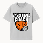 Basketball Coach Graphic Tee - Sports Coaching T-Shirt with Whistle and Ball Design for Coaches and Players - T-shirt 1758186539278.jpg