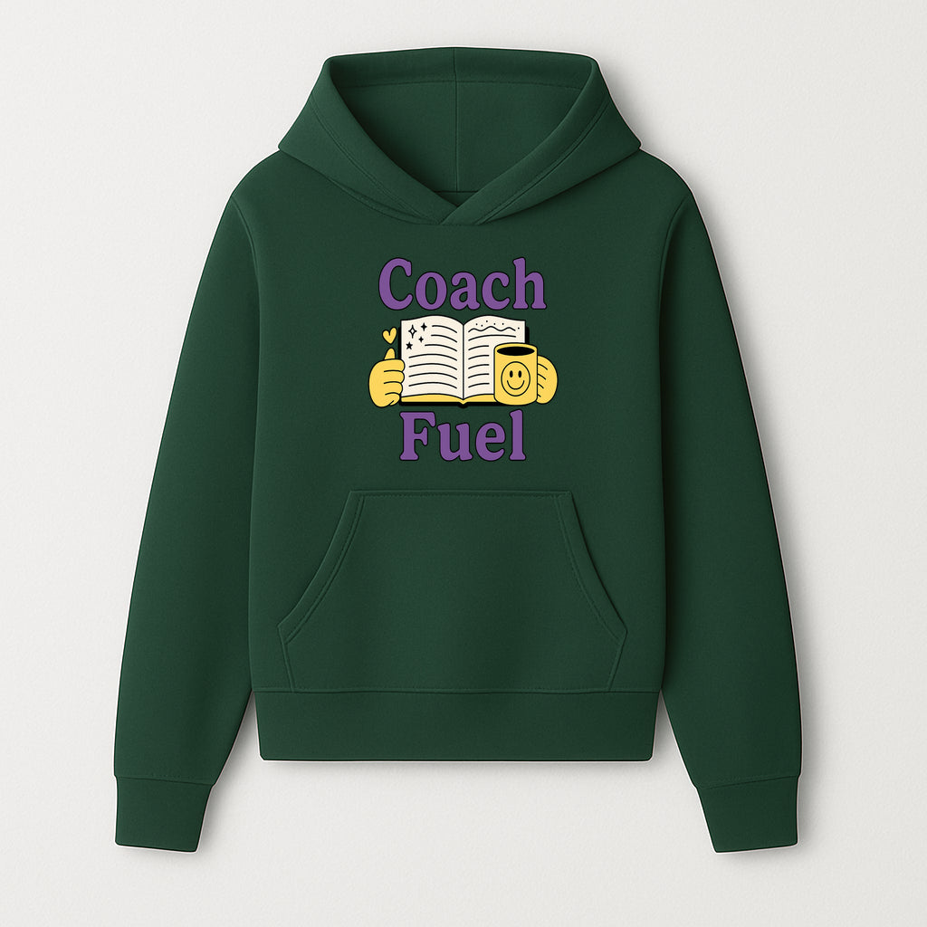 Coach Fuel Motivational Journal Design with Coffee Cup - Perfect for Life Coaches and Personal Development Enthusiasts - Hoodie 1758186539345.jpg