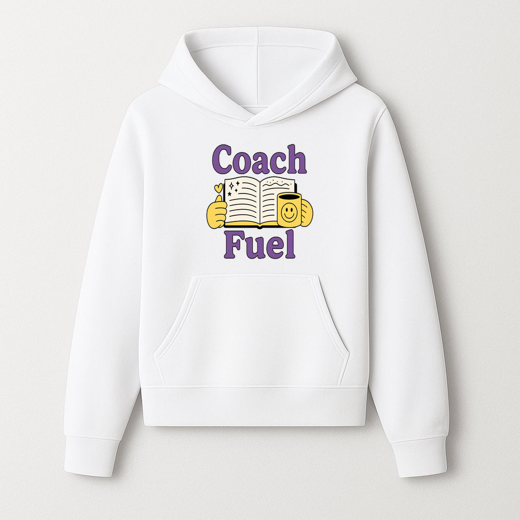 Coach Fuel Motivational Journal Design with Coffee Cup - Perfect for Life Coaches and Personal Development Enthusiasts - Hoodie 1758186540586.jpg