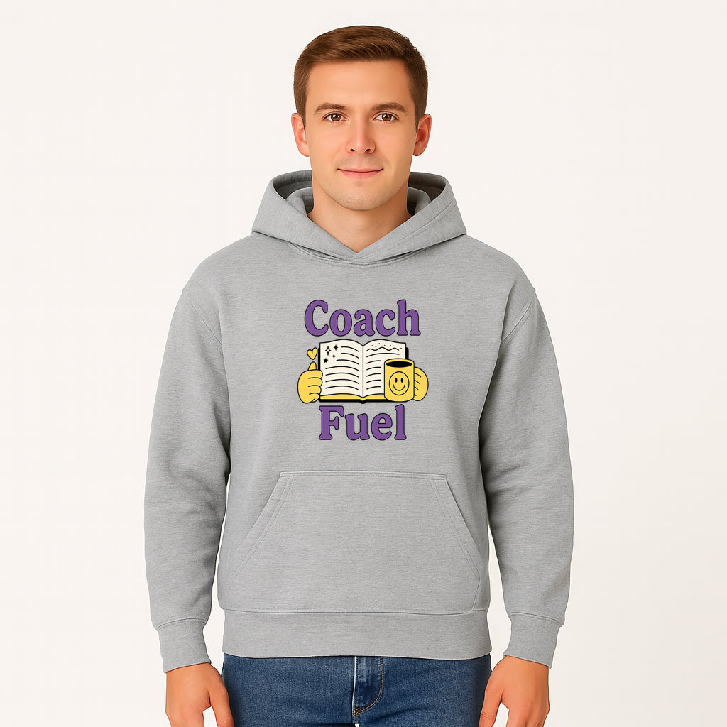 Coach Fuel Motivational Journal Design with Coffee Cup - Perfect for Life Coaches and Personal Development Enthusiasts - Hoodie 1758186541716.jpg