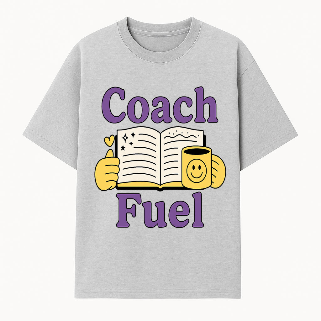 Coach Fuel Motivational Journal Design with Coffee Cup - Perfect for Life Coaches and Personal Development Enthusiasts - T-shirt 1758186541995.jpg