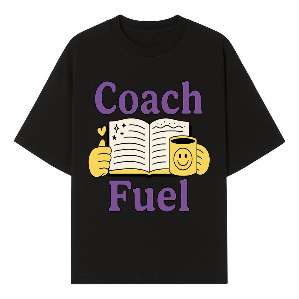Coach Fuel Motivational Journal Design with Coffee Cup - Perfect for Life Coaches and Personal Development Enthusiasts - T-shirt 1758186542176.jpg