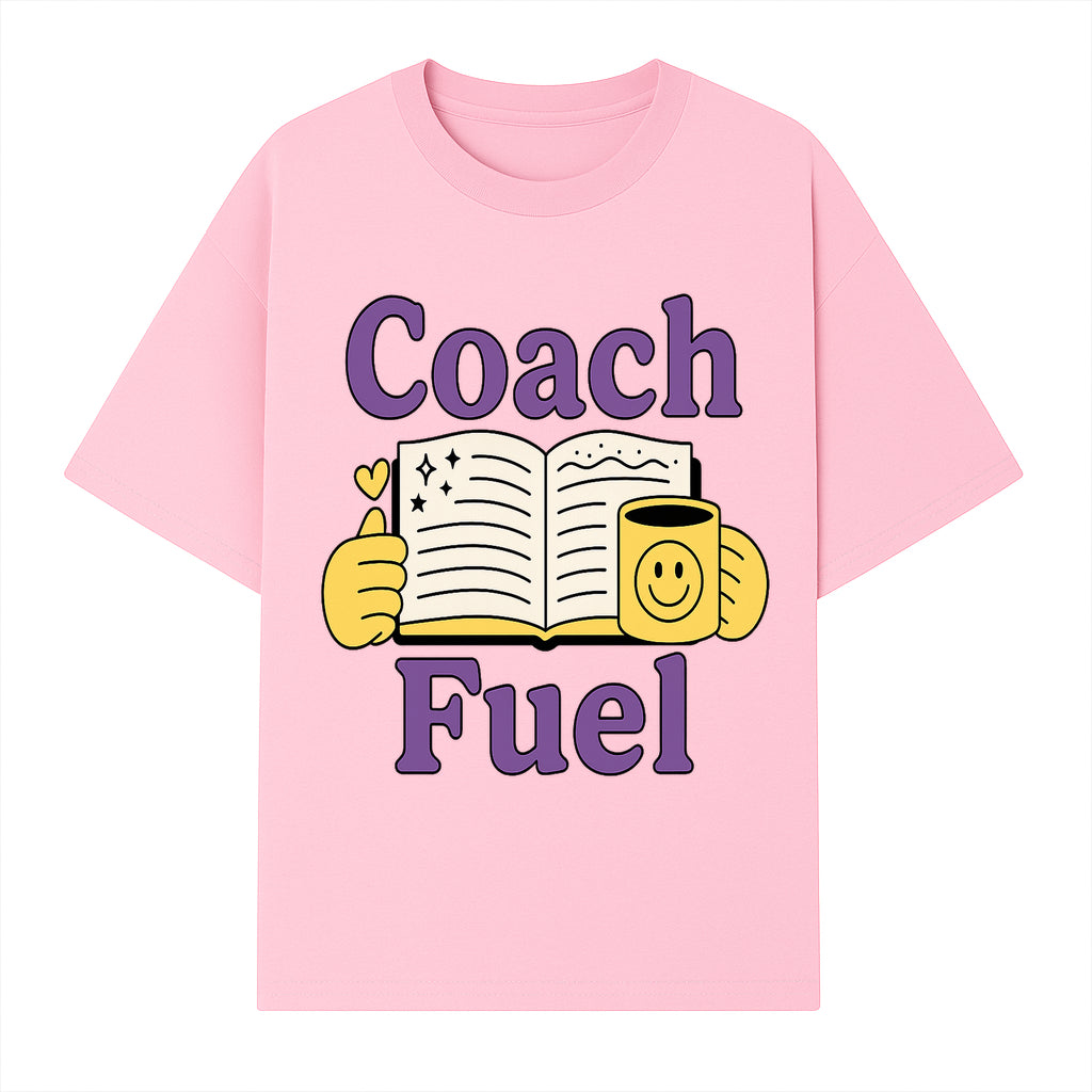 Coach Fuel Motivational Journal Design with Coffee Cup - Perfect for Life Coaches and Personal Development Enthusiasts - T-shirt 1758186542887.jpg