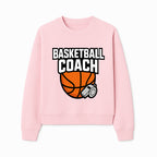 Basketball Coach Graphic Tee - Sports Coaching T-Shirt with Whistle and Ball Design for Coaches and Players - Sweatshirt 1758186543137.jpg