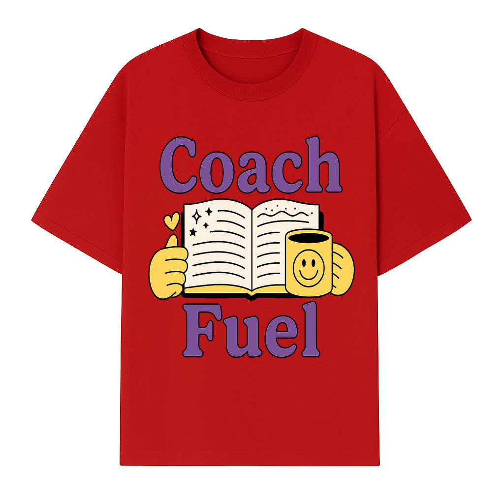 Coach Fuel Motivational Journal Design with Coffee Cup - Perfect for Life Coaches and Personal Development Enthusiasts - T-shirt 1758186543325.jpg