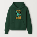 Coaches Are Heroes - Superhero Coach Illustration Graphic Tee for Sports Enthusiasts, Team Coaches, and Motivational Gifts - Hoodie 1758186543807.jpg
