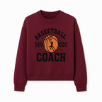 Basketball Coach Graphic Print | Sports Team Apparel | Coaching Gifts | Athletic Merchandise | Basketball Fan Decor - Sweatshirt 1758186543951.jpg
