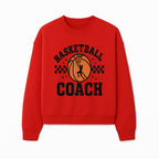 Basketball Coach Graphic Print | Sports Team Apparel | Coaching Gifts | Athletic Merchandise | Basketball Fan Decor - Sweatshirt 1758186544232.jpg