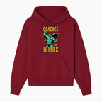Coaches Are Heroes - Superhero Coach Illustration Graphic Tee for Sports Enthusiasts, Team Coaches, and Motivational Gifts - Hoodie 1758186544484.jpg