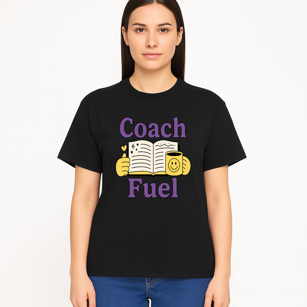 Coach Fuel Motivational Journal Design with Coffee Cup - Perfect for Life Coaches and Personal Development Enthusiasts - T-shirt 1758186544932.jpg