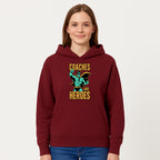 Coaches Are Heroes - Superhero Coach Illustration Graphic Tee for Sports Enthusiasts, Team Coaches, and Motivational Gifts - Hoodie 1758186546317.jpg