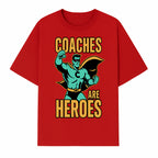 Coaches Are Heroes - Superhero Coach Illustration Graphic Tee for Sports Enthusiasts, Team Coaches, and Motivational Gifts - T-shirt 1758186547744.jpg