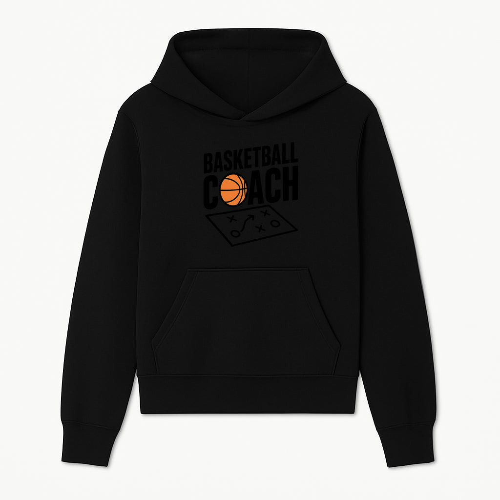 Basketball Coach T-Shirt | Sports Enthusiast Gift | Coach Playbook Design | Unique Basketball Apparel | Perfect for Coaches - Hoodie 1758186548496.jpg