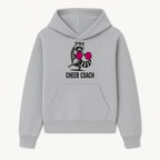 Cheer Coach Raccoon Graphic Tee - Fun & Whimsical Animal Design for Cheerleaders & Coaches, Perfect Gift Idea - Hoodie 1758186548902.jpg