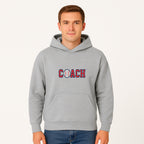 Baseball Coach Sign - Stylish Sports Decor with Ball Design - Perfect Gift for Coaches and Team Celebrations - Hoodie 1758186549180.jpg
