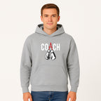 Boxing Coach Graphic T-Shirt with Punching Gloves Design, Sports Apparel for Coaches and Athletes, Motivational Workout Clothing - Hoodie 1758186549277.jpg