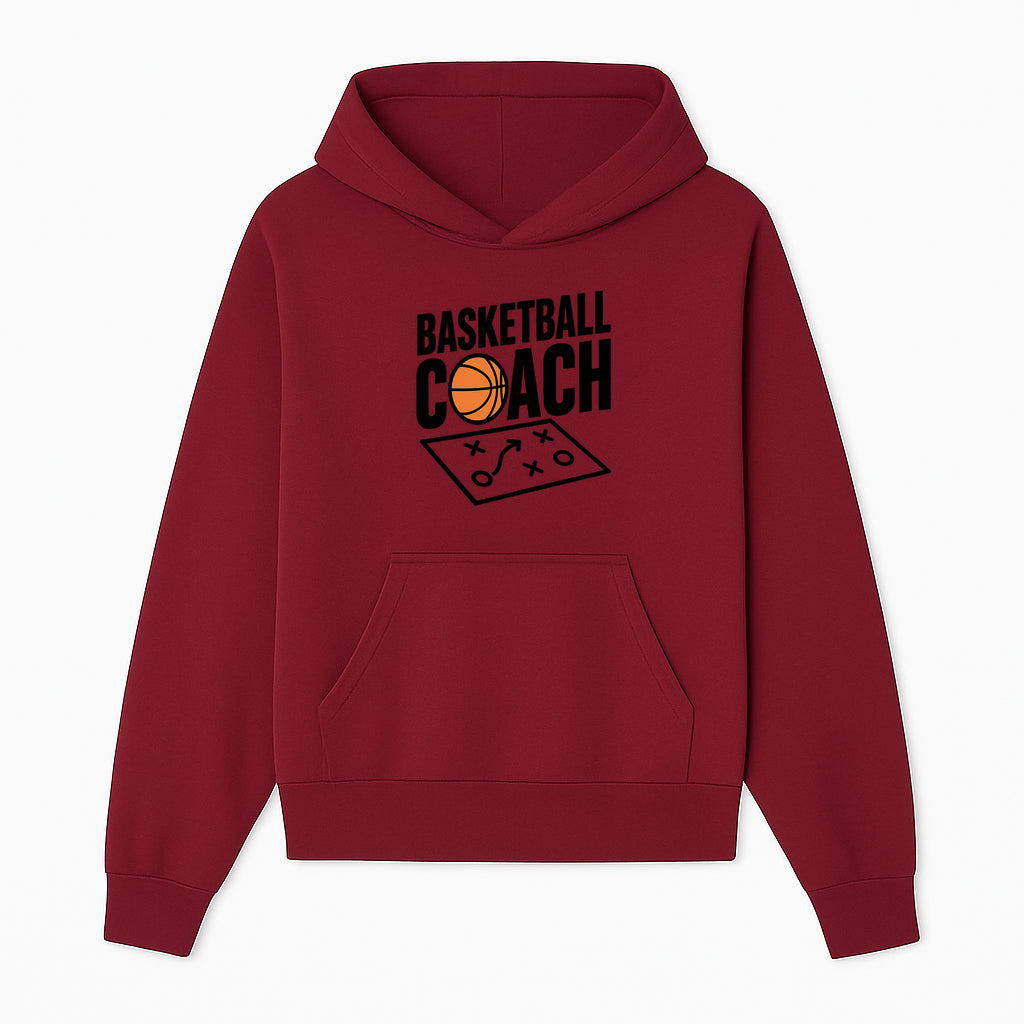 Basketball Coach T-Shirt | Sports Enthusiast Gift | Coach Playbook Design | Unique Basketball Apparel | Perfect for Coaches - Hoodie 1758186549473.jpg