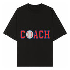 Baseball Coach Sign - Stylish Sports Decor with Ball Design - Perfect Gift for Coaches and Team Celebrations - T-shirt 1758186549617.jpg