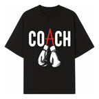 Boxing Coach Graphic T-Shirt with Punching Gloves Design, Sports Apparel for Coaches and Athletes, Motivational Workout Clothing - T-shirt 1758186549723.jpg