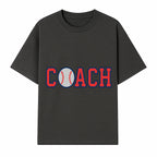 Baseball Coach Sign - Stylish Sports Decor with Ball Design - Perfect Gift for Coaches and Team Celebrations - T-shirt 1758186549751.jpg